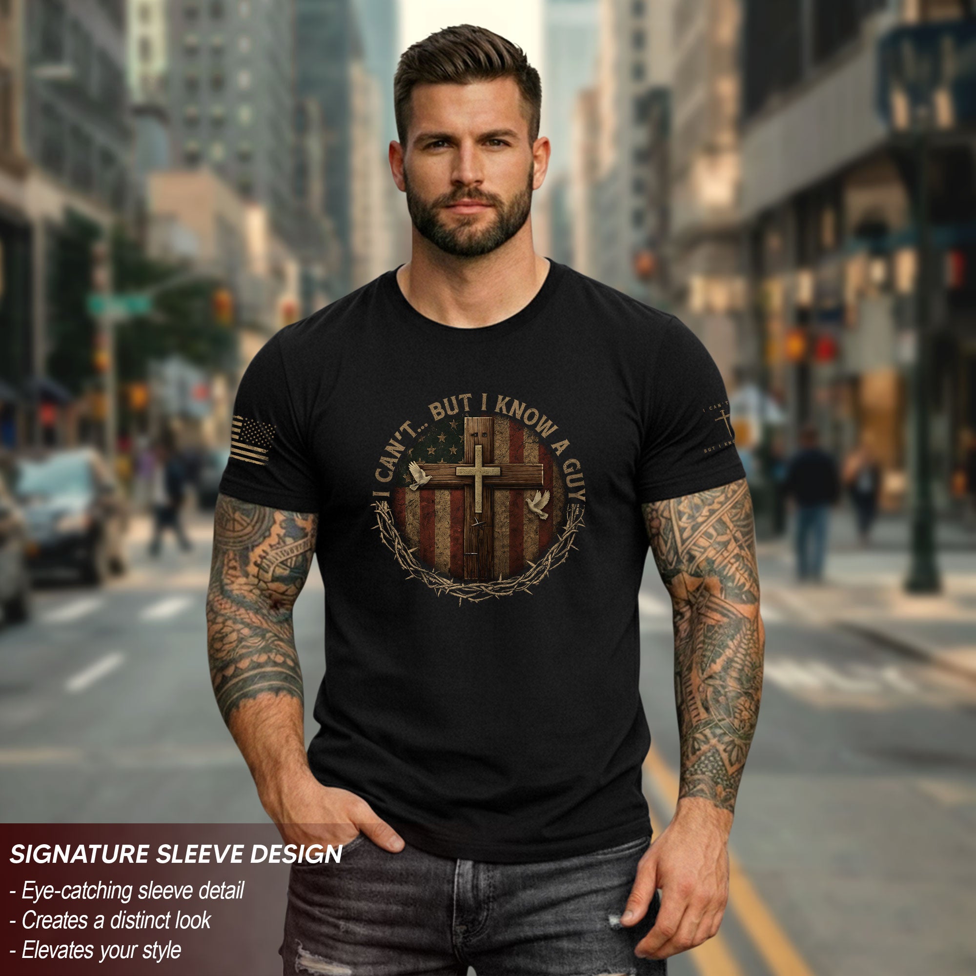 I Can't... But I Know a Guy – Christian Warrior Tee