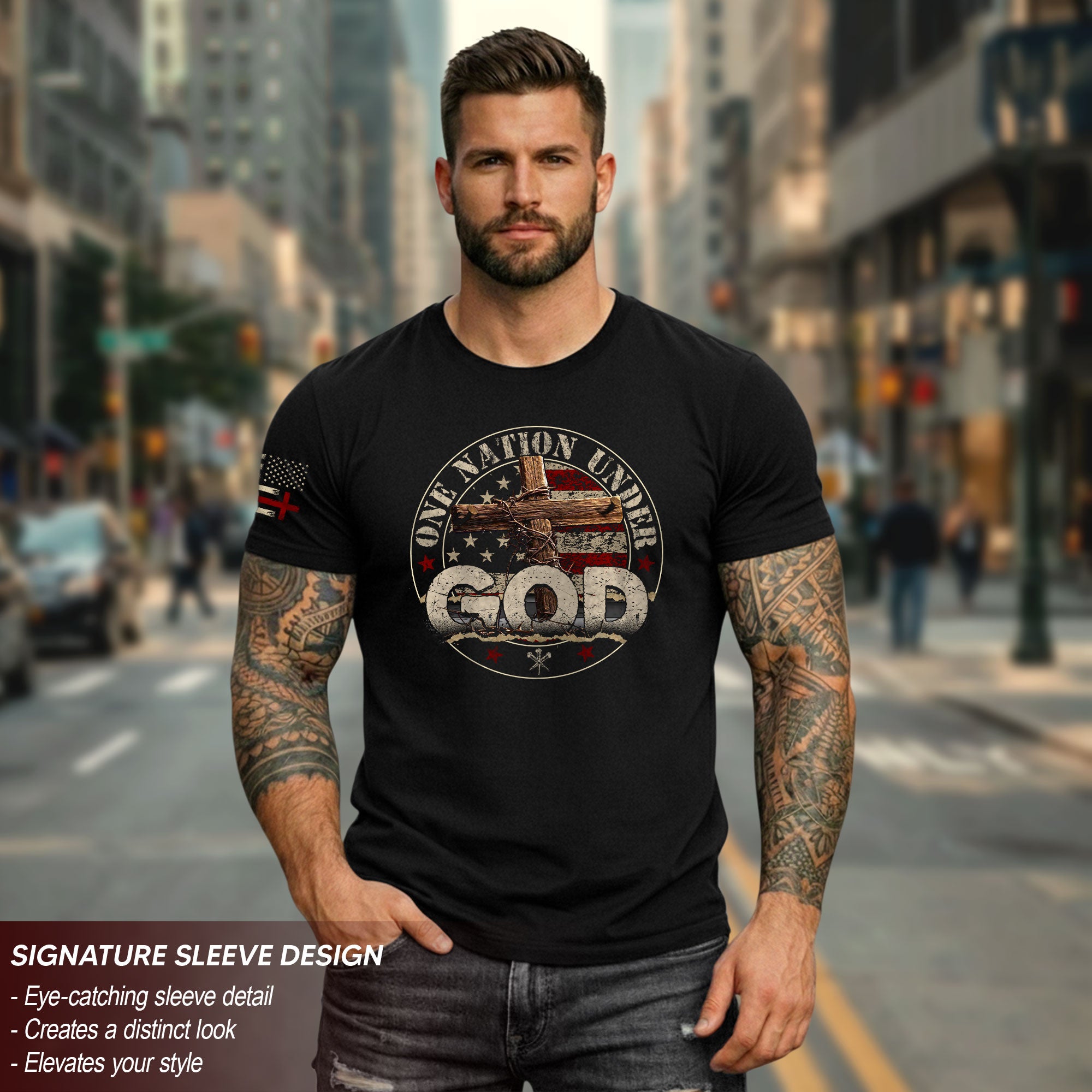 One Nation Under God Christian Shirt