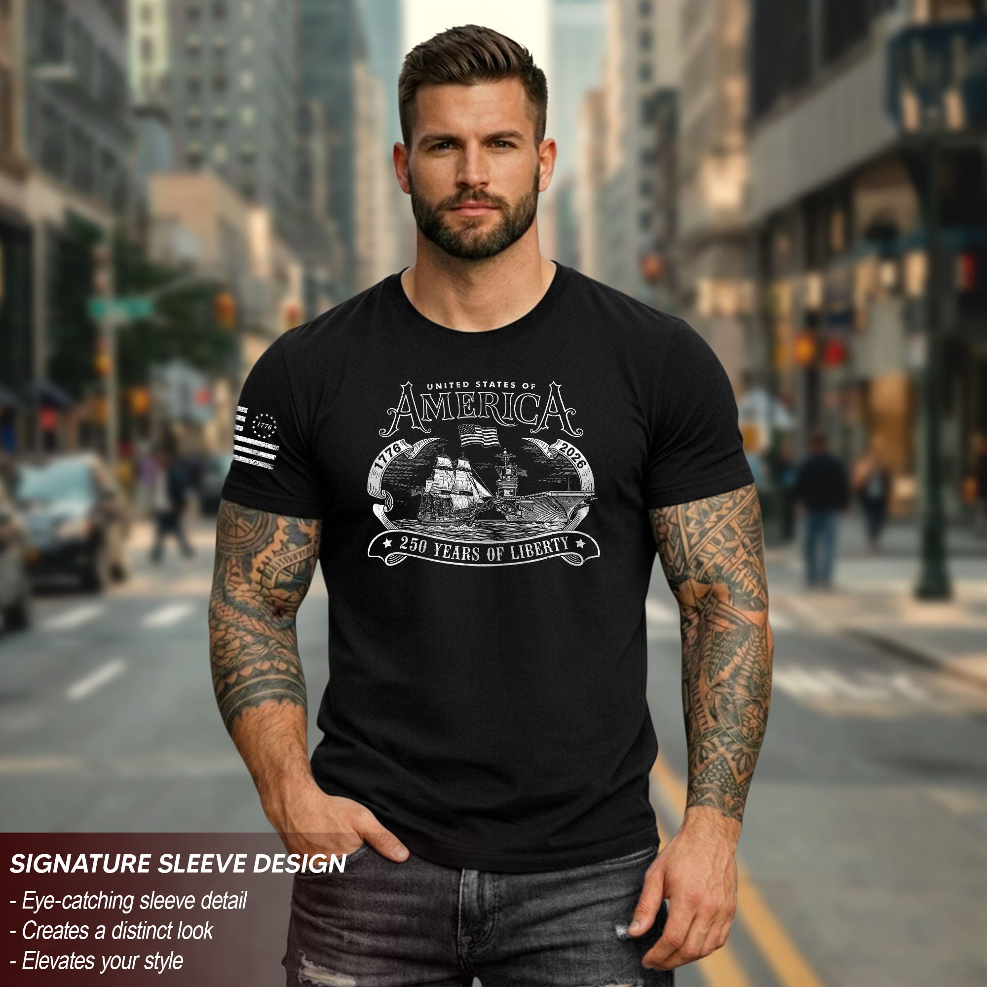 United States 250th Anniversary Patriotic Independence Shirt 1776–2026