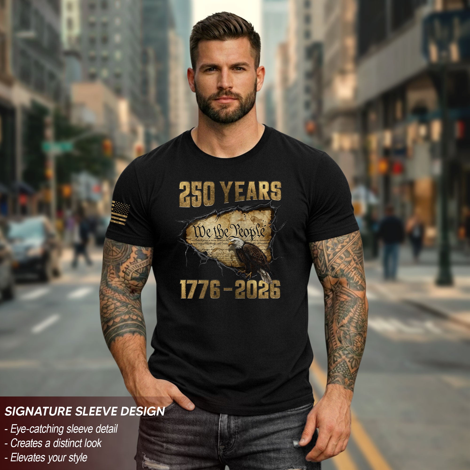 USA 250th Anniversary Shirt 1776–2026, Semiquincentennial Freedom Past and Present