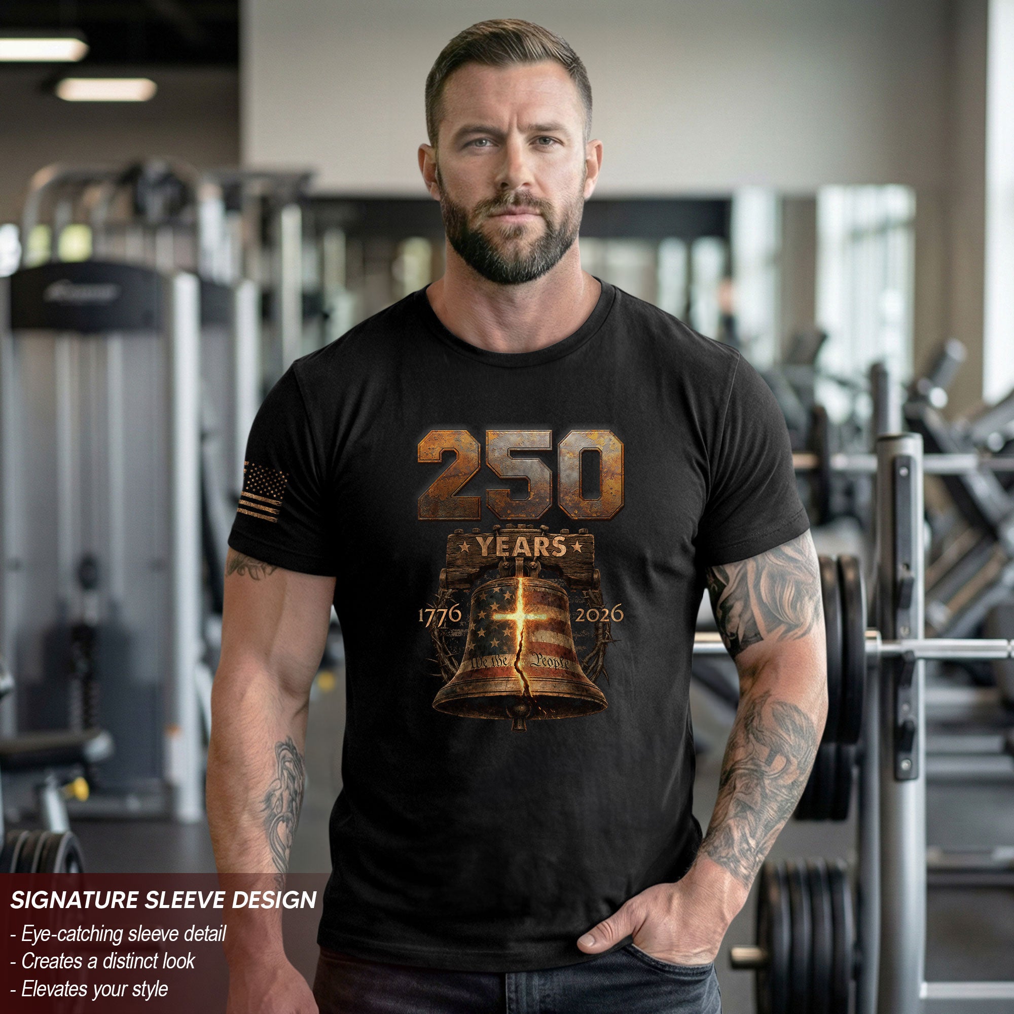 Christian Faith USA 250th Anniversary Independence Shirt 1776–2026 Patriotic Heritage
