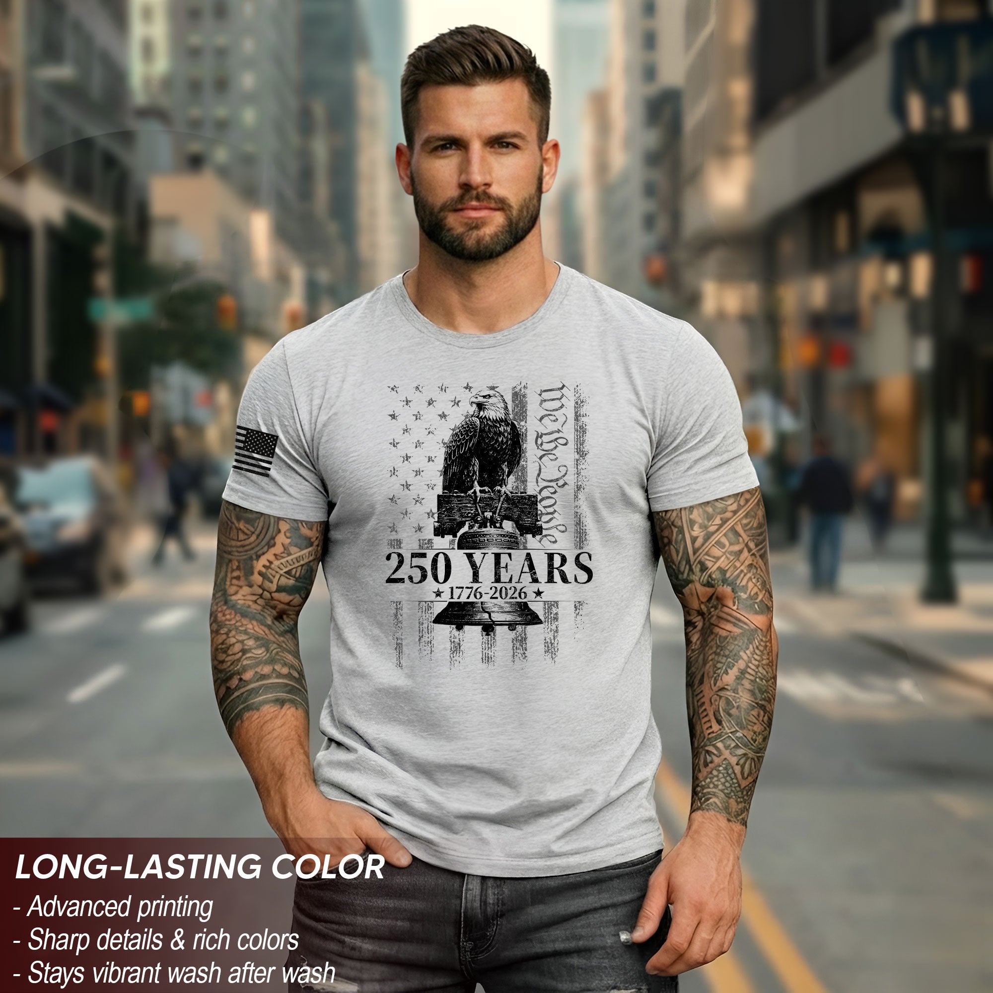 USA 250th Independence Celebration Shirt 1776–2026 Patriotic Legacy