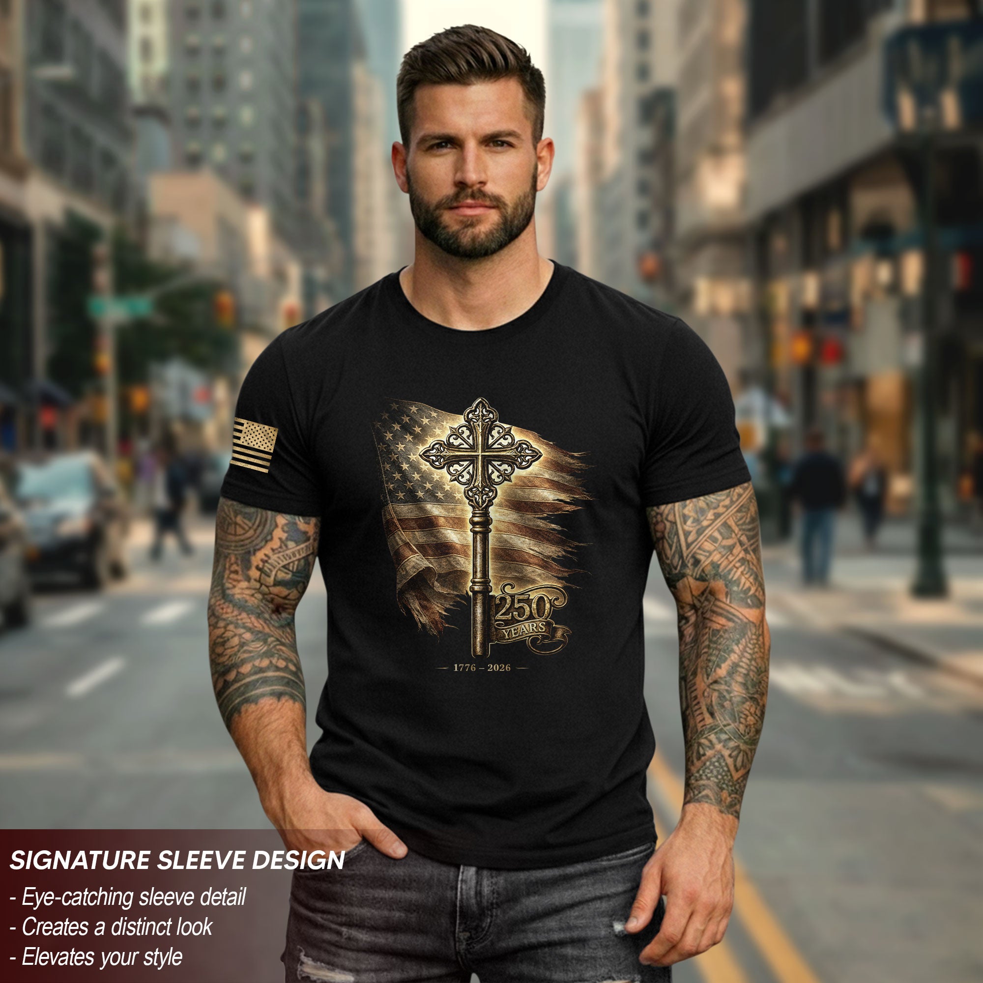 USA 250 Years Freedom Key Shirt 1776–2026 Independence Heritage Shirt