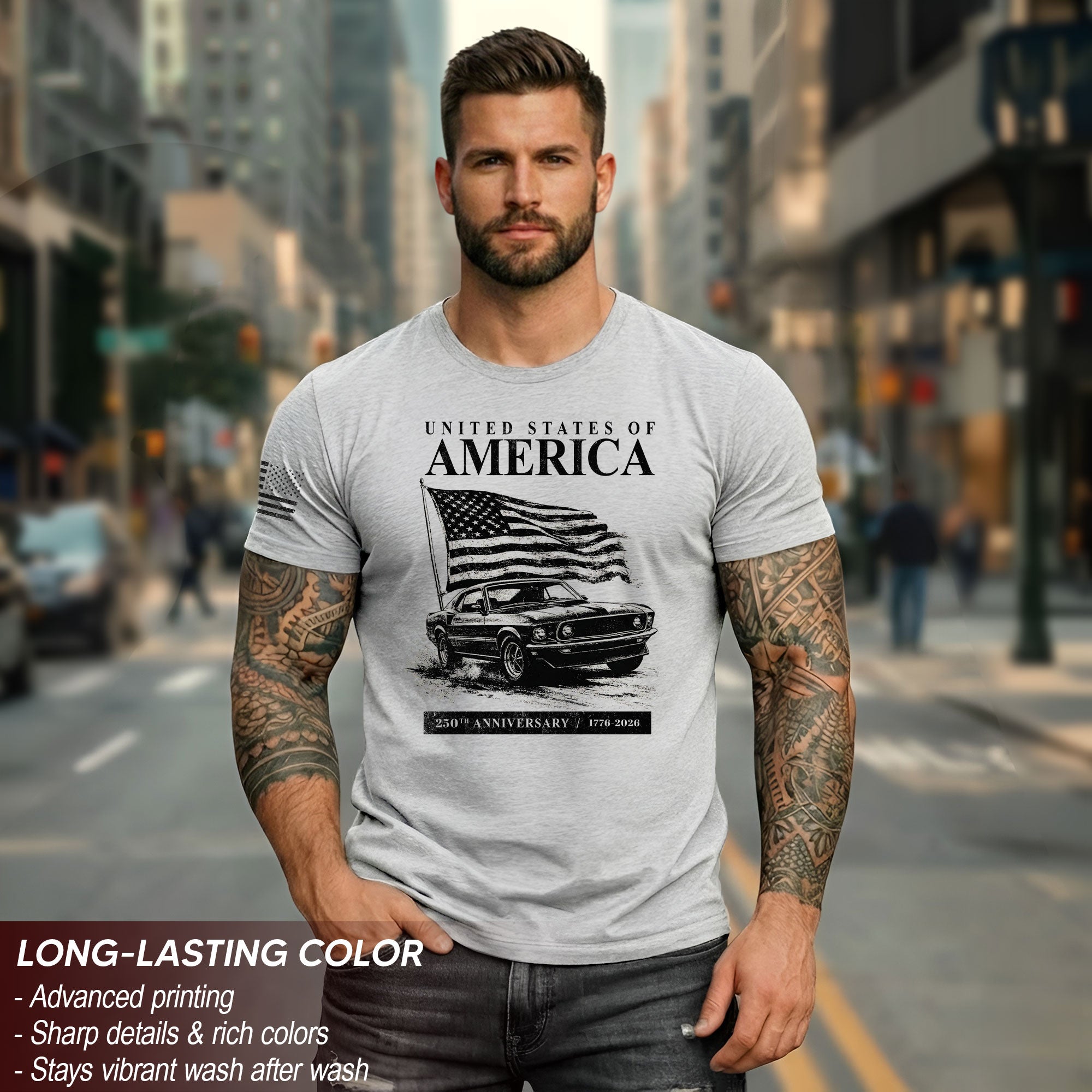 1776–2026 USA Independence Day 250 Years Shirt