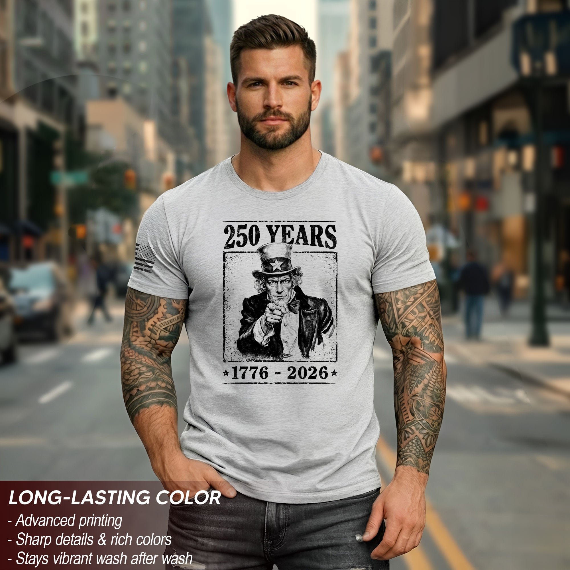 United States 250th Birthday 1776–2026 Patriotic Heritage Shirt