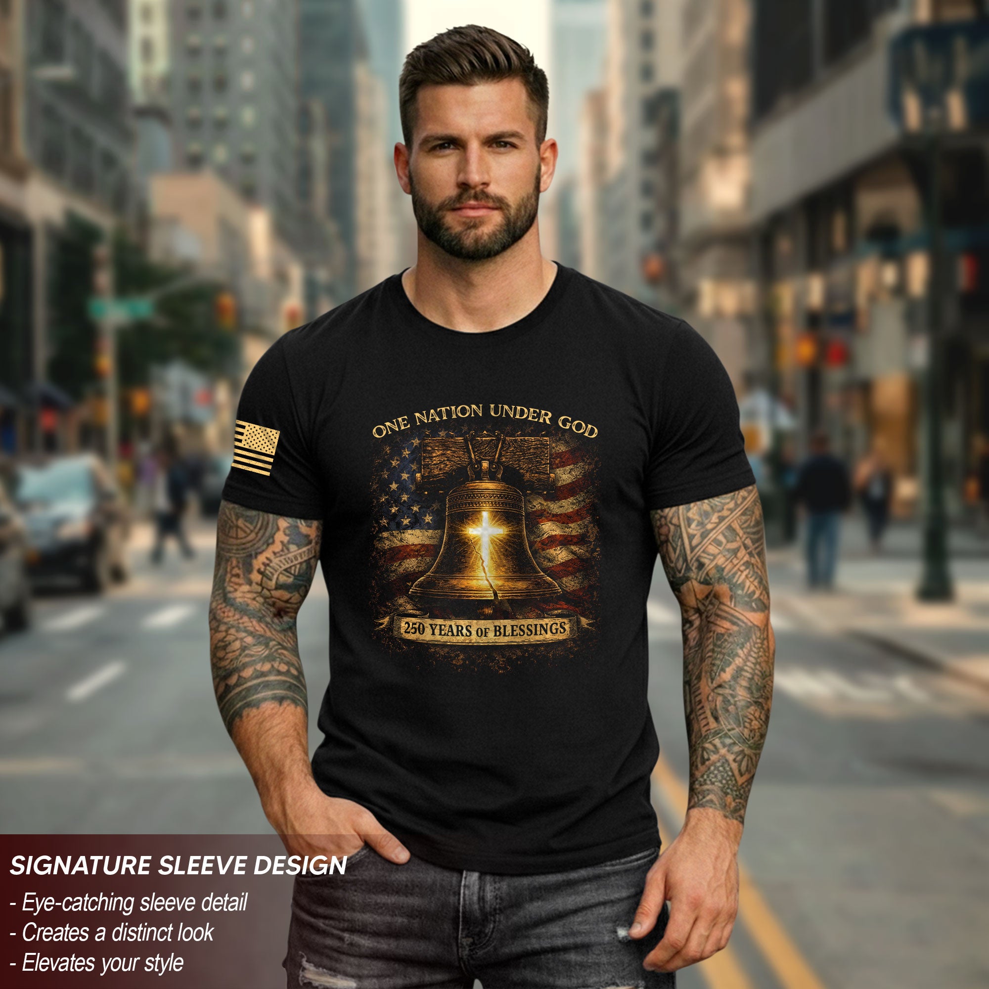 250 Years of Blessings We the People Have Had Enough T-Shirt - Eagle Flaming American Eagle Bold Statement Patriotic Tee