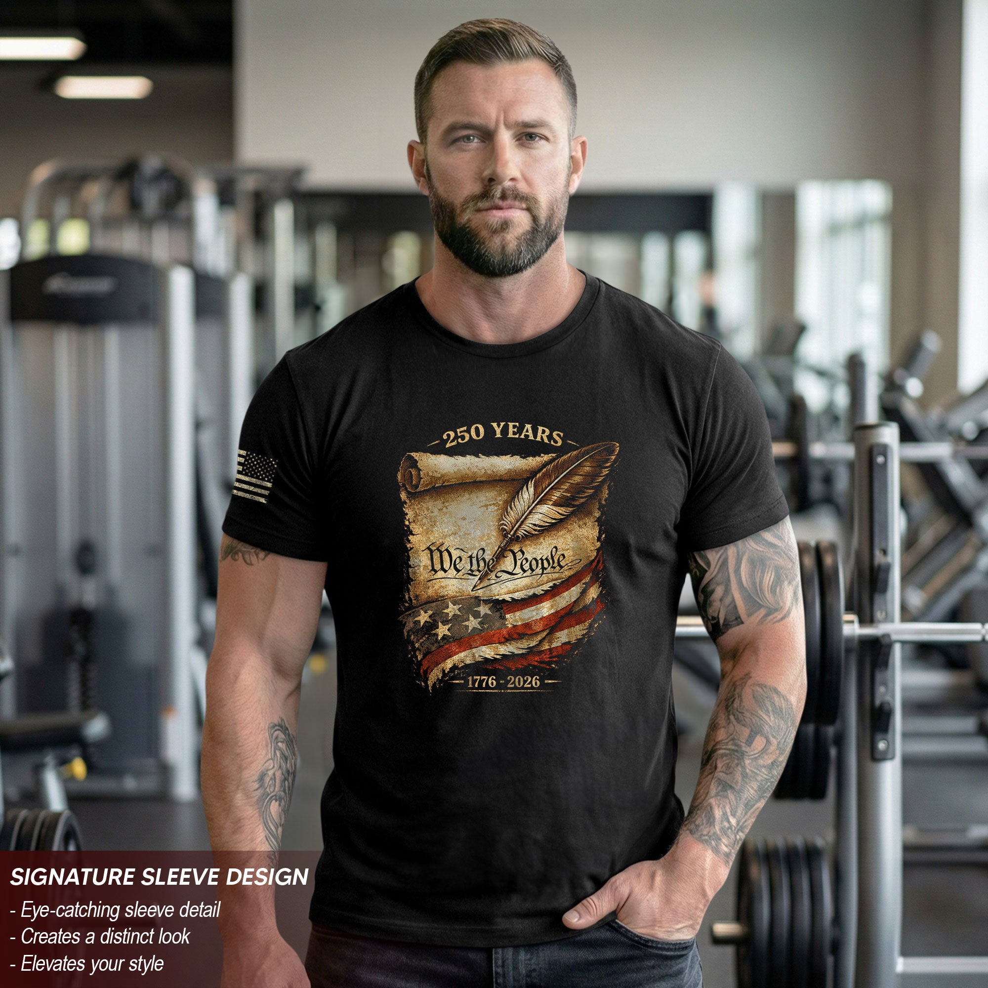 Semiquincentennial We The People 250 Years Patriotic USA Shirt 1776–2026