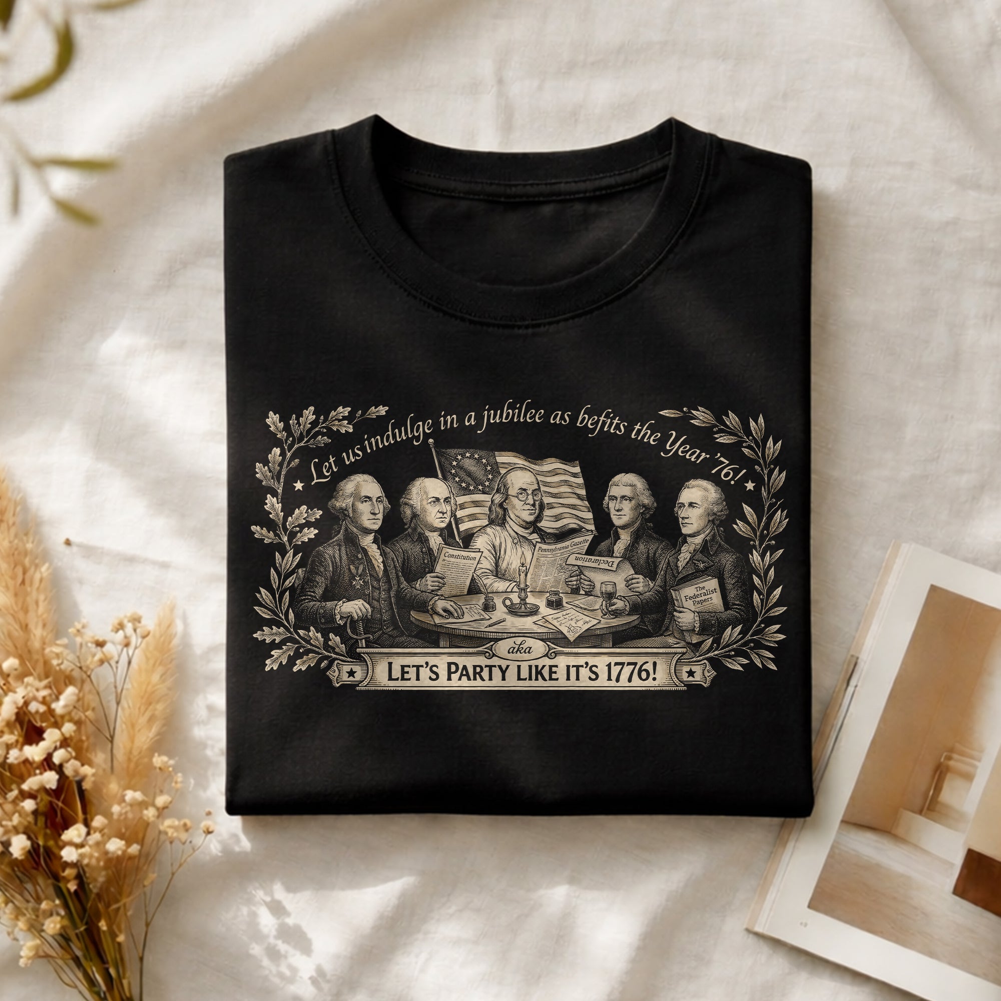 America 250th Anniversary Founding Fathers Vintage Shirt Let’s Party Like It’s 1776