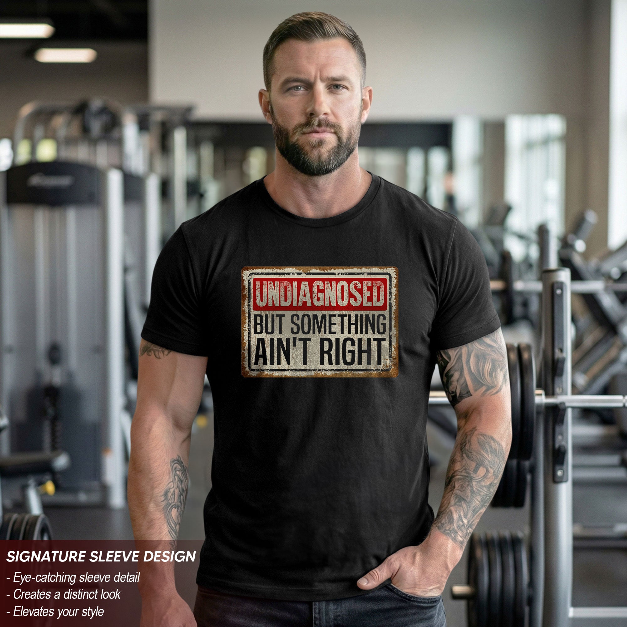 Funny Chronic Illness Shirt - "Undiagnosed But Something Ain't Right" Tee For Awareness