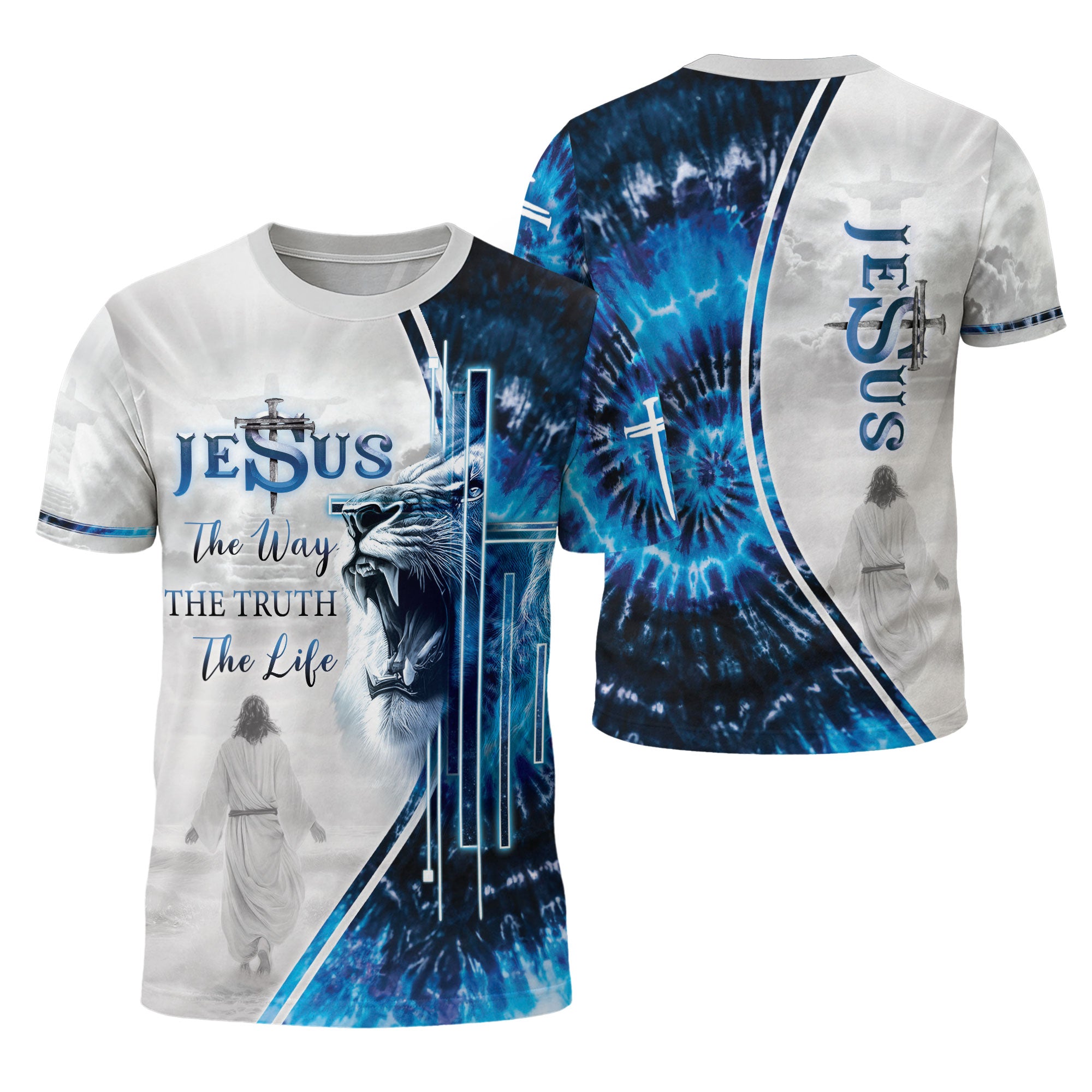 The Way The Truth The Life John 14:6 Roaring Lion T-Shirt