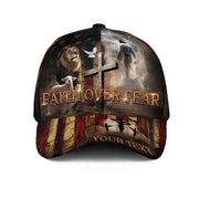 Faith Over Fear Hat – Custom Christian Cap - Rust Field Wear