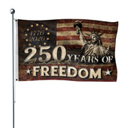 250 Years of Freedom Semiquincentennial Flag 1776–2026 – Double-Sided Patriotic American Décor