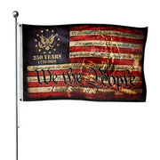 We The People Semiquincentennial House Flag – Double-Sided Patriotic Décor Celebrating 250 Years of Freedom 1776–2026