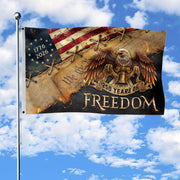250 Years of Freedom Double-Sided House Flag, USA 250th Anniversary Patriotic American Eagle Garden Flag