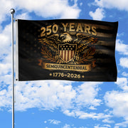United States 250th Semiquincentennial Anniversary Flag 1776-2026 American Eagle Heritage Patriotic