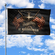 1776–2026 American Christian Patriotic Garden Flag Faith and Freedom Decor