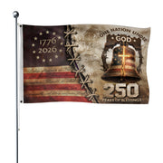 USA 250th Christian Garden Flag 1776–2026 Patriotic Faith Outdoor Decor