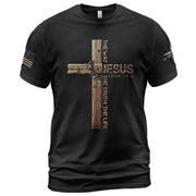 Jesus Is the Way T-Shirt – John 14:6 Cross Design