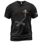 INRI Cross – John 14:6 T-Shirt - Rust Field Wear