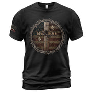 Believe – Freedom Starts With Faith - Rust Field Wear
