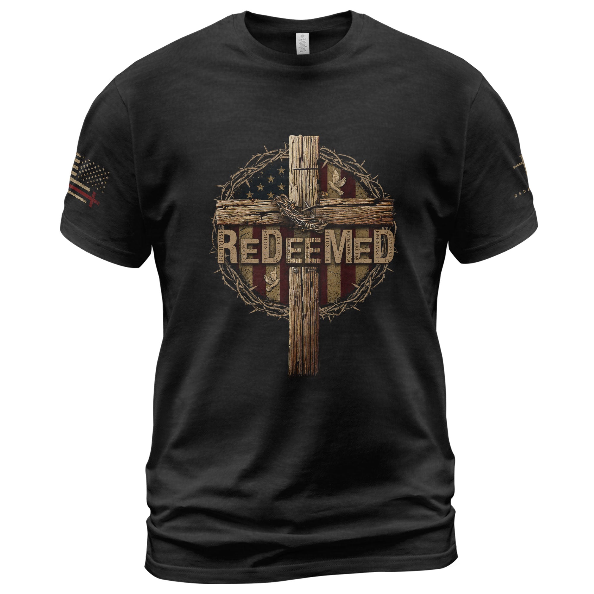 Redeemed to Rise – Cross of Victory Tee