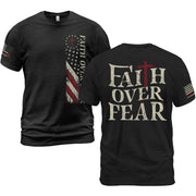 Faith Over Fear Christian Strength T-Shirt