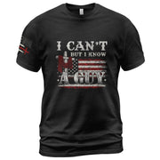 I Can’t But I Know A Guy Cross & Flag Christian T-Shirt - Rust Field Wear