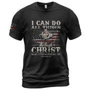 I Can Do All Things T-Shirt – Philippians 4:13 USA Christian Tee - Rust Field Wear