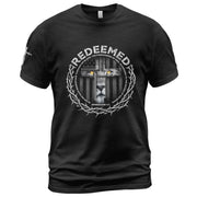 Redeemed Ephesians 1:7 Lion Cross Christian T-Shirt
