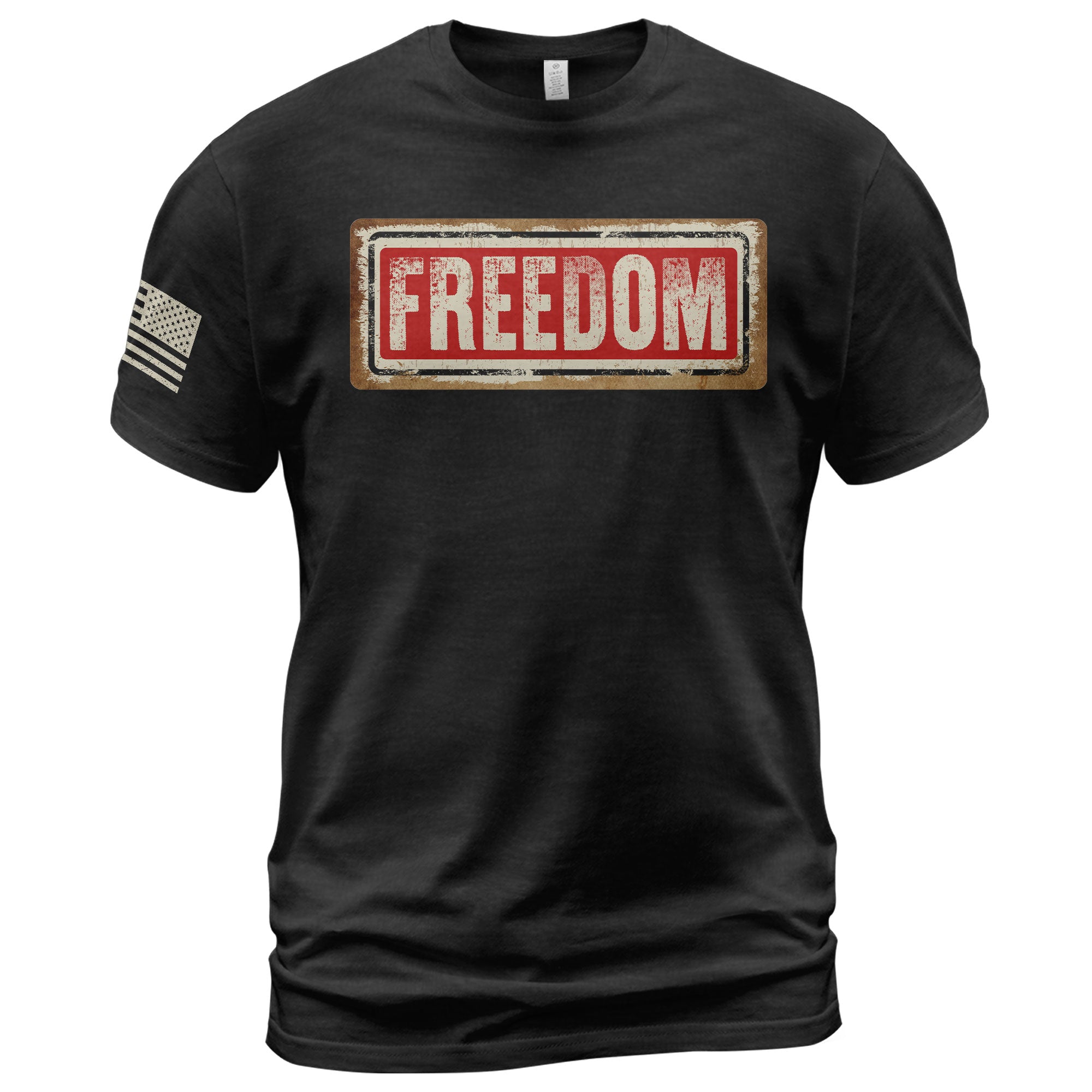 Freedom Sign Patriotic Tribute T-Shirt