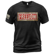 Freedom Sign Patriotic Tribute T-Shirt