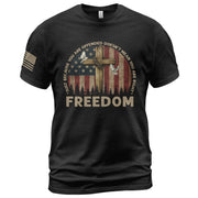 Freedom “Offended Doesn’t Mean You Are Right” Memorial Faith Cross T-Shirt