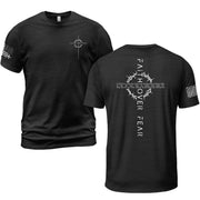 Faith Over Fear Crown of Thorns Cross Christian T-Shirt