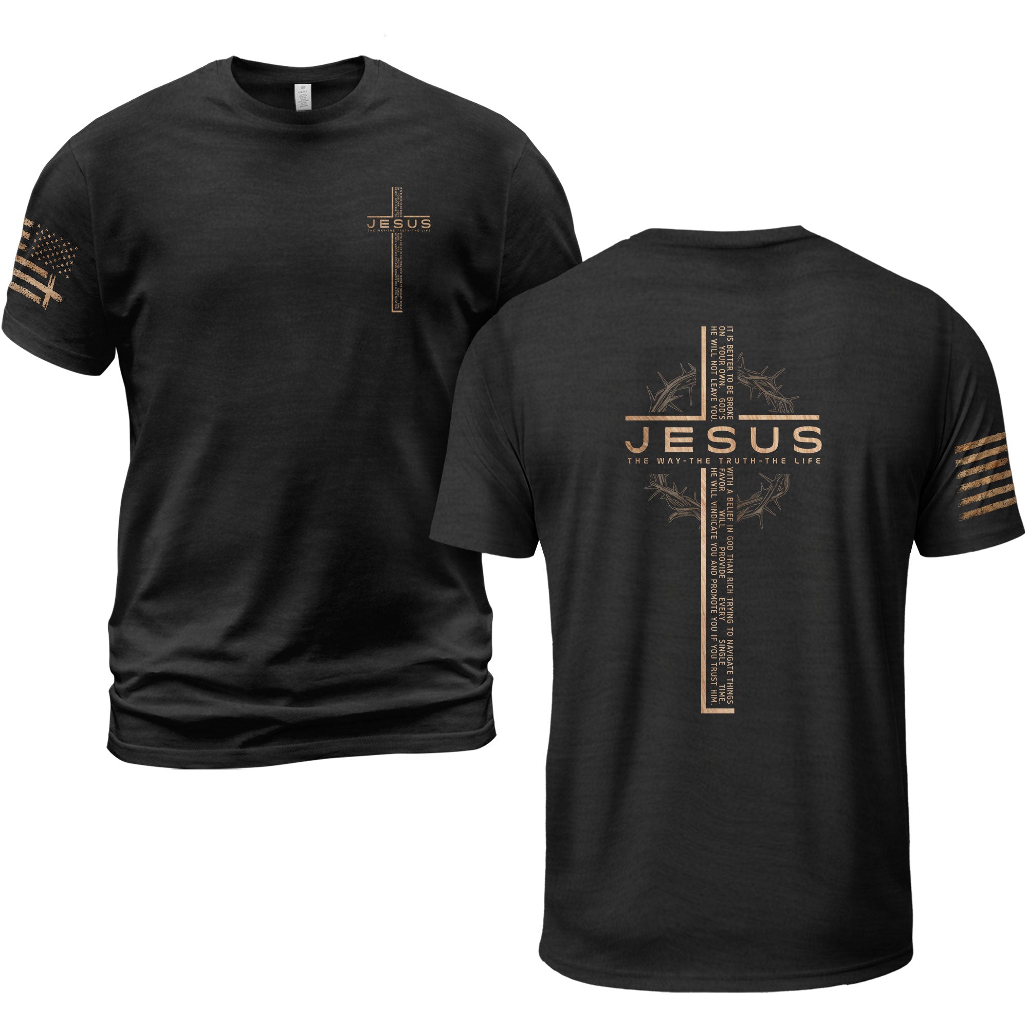 Jesus Cross Bible Verse Christian T-Shirt