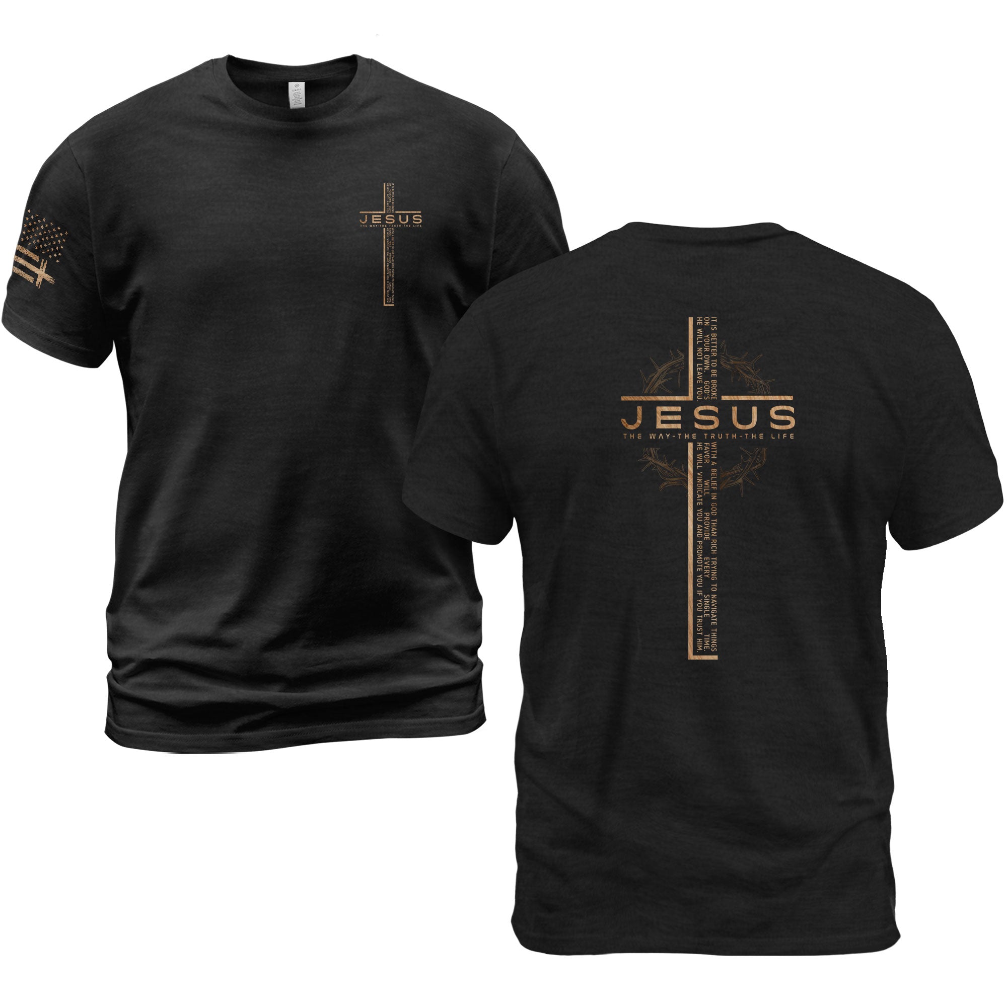 Jesus Cross Bible Verse Christian T-Shirt