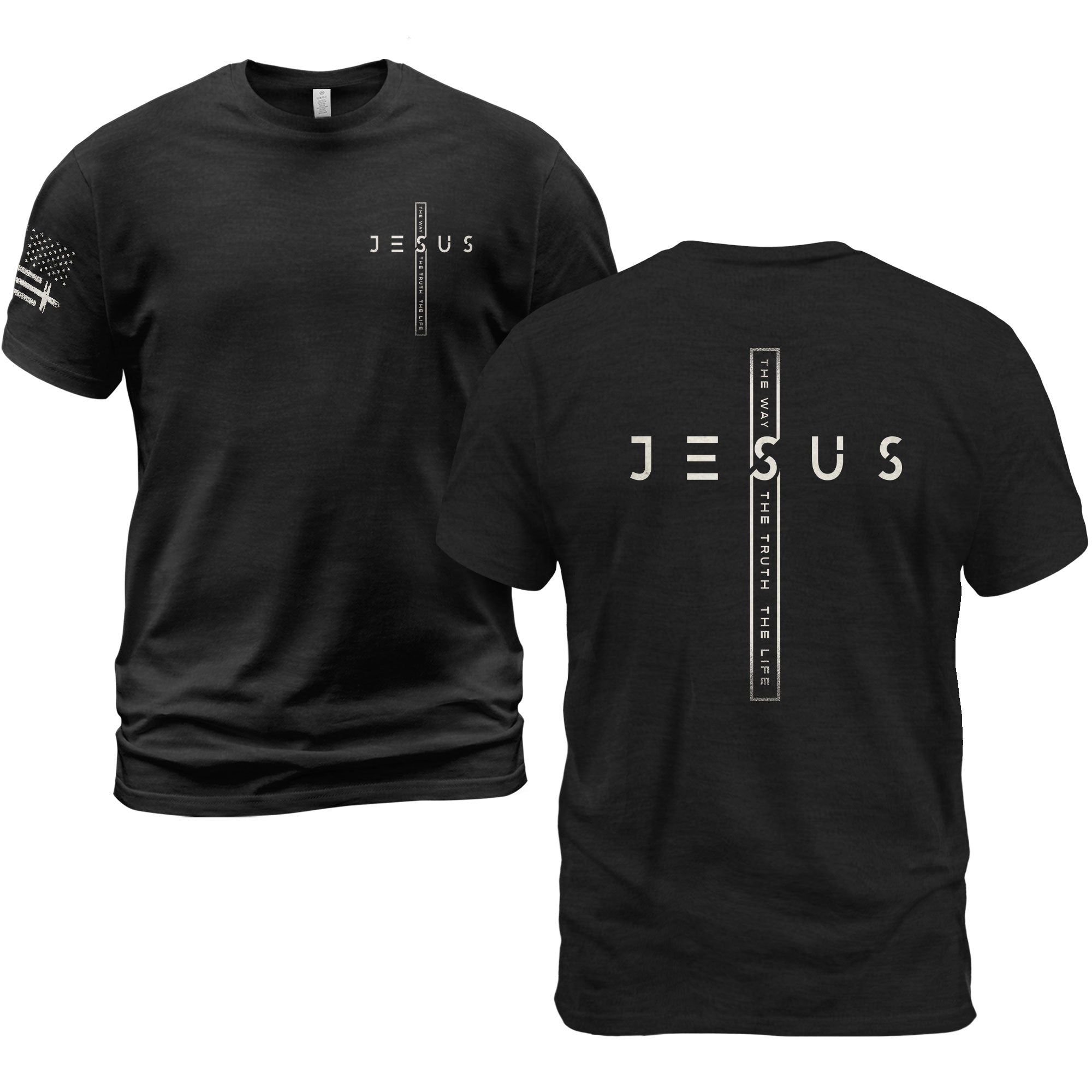 Jesus Cross The Way The Truth The Life Christian Faith T-Shirt