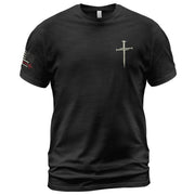 Faith Over Fear Christian Cross Patriotic Religious Jesus Shirt