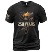 USA 250th Anniversary Shirt 1776-2026 American Flag Liberty Torch Patriotic for Men