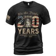 USA 250th Anniversary Shirt 1776-2026 Liberty Bell We The People Patriotic for Men