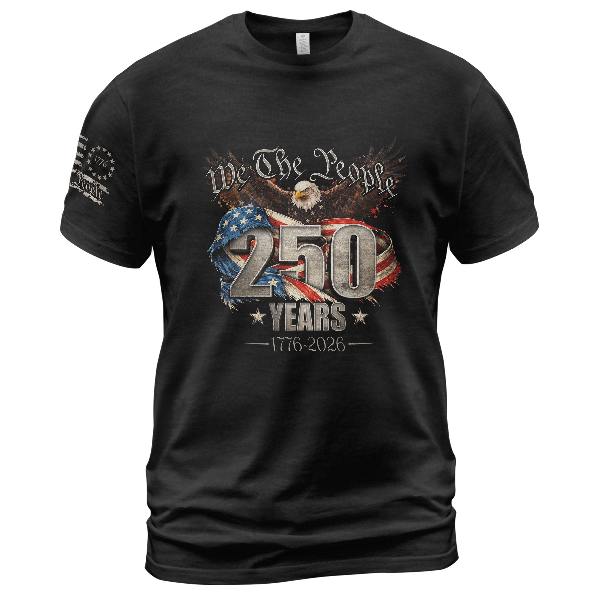 USA 250th Anniversary Shirt 1776-2026 We The People Eagle Patriotic America