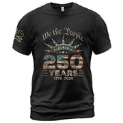 USA 250th Anniversary Shirt 1776-2026 We The People Liberty Crown Patriotic