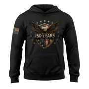 USA 250th Anniversary Hoodie 1776-2026 American Flag Eagle Patriotic Men