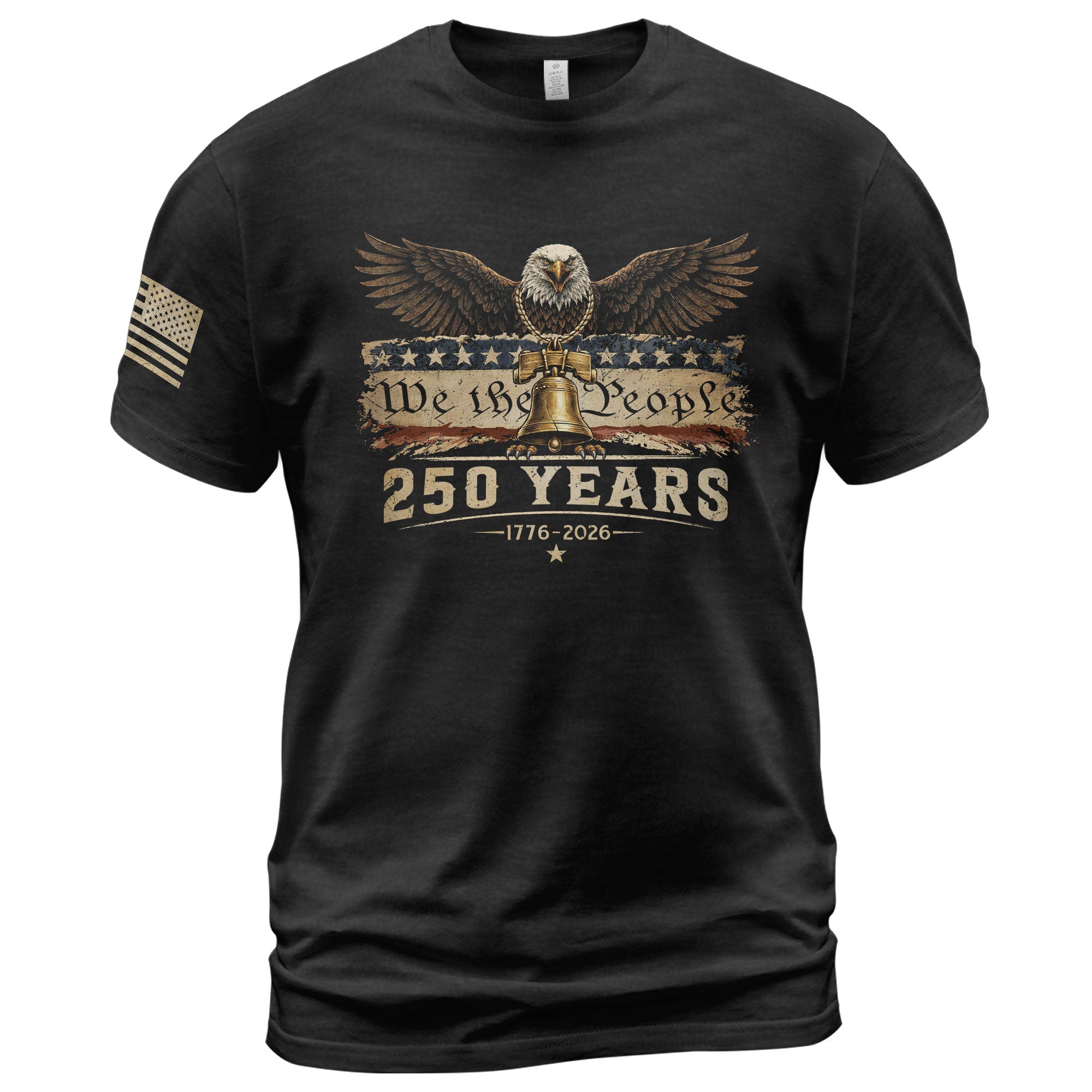 USA 250th Anniversary 250 Years Shirt 1776-2026 American Eagle Liberty Bell We The People
