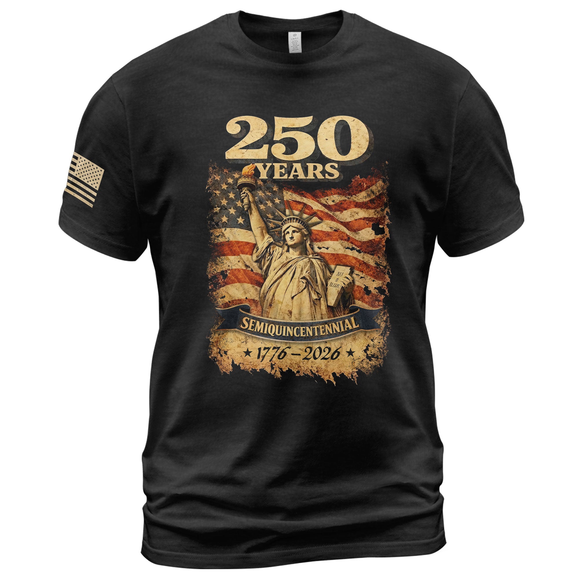 USA 250th Anniversary 250 Years Shirt 1776-2026 Patriotic - Rust Field Wear
