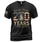 USA 250th Anniversary Shirt 1776-2026 Liberty Bell We The People Patriotic for Men