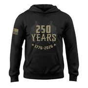 USA 250th Anniversary Semiquincentennial 250 Years Hoodie 1776-2026 Vintage American Flags Patriotic