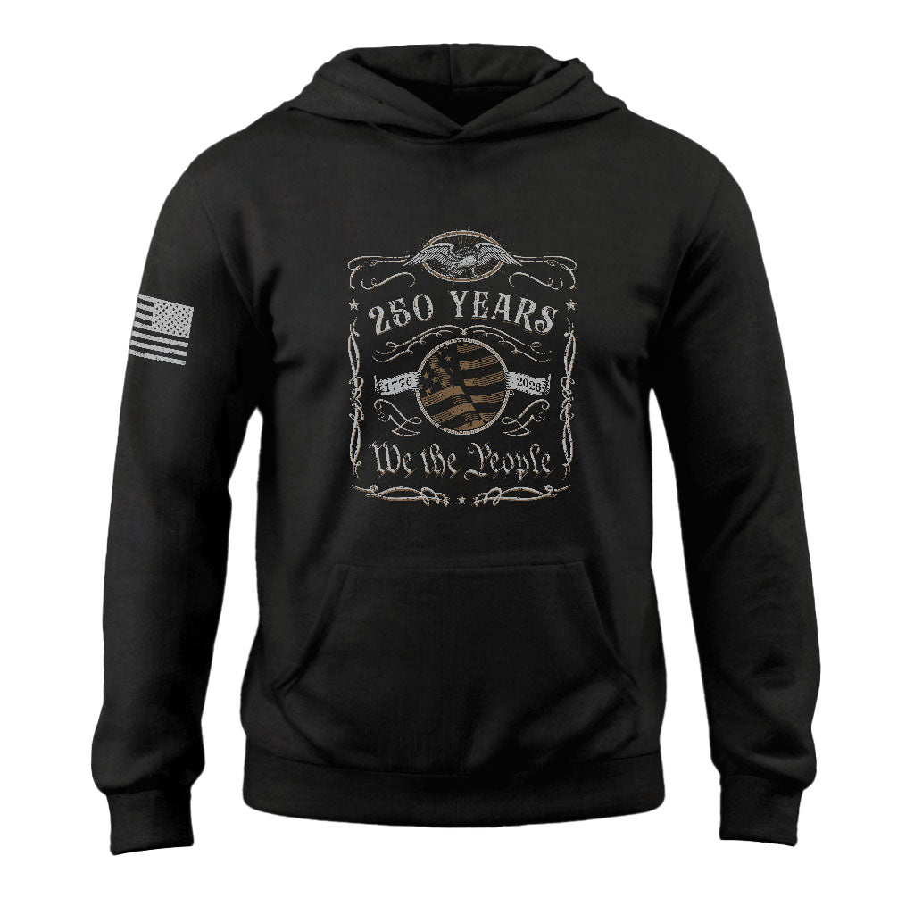 USA 250th Anniversary Semiquincentennial 250 Years Hoodie 1776-2026 We The People Patriotic Heritage