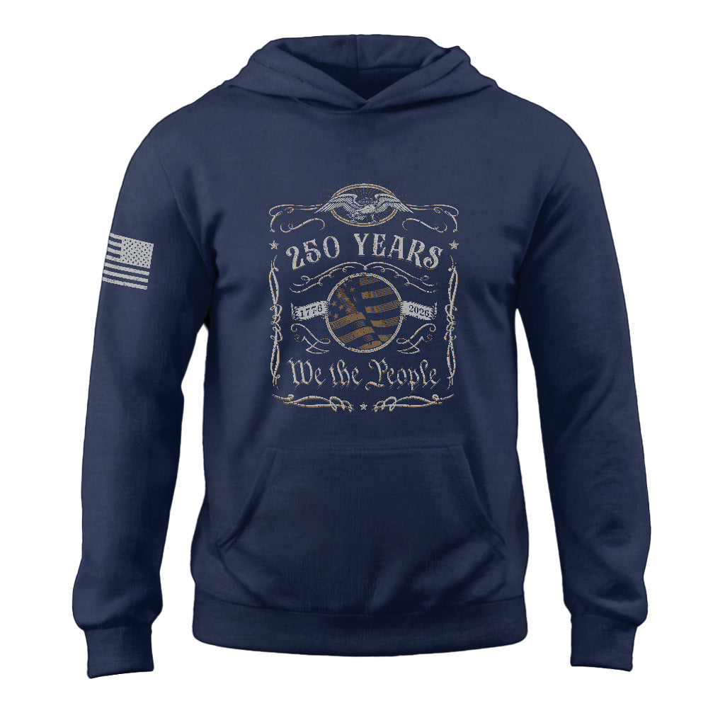 USA 250th Anniversary Semiquincentennial 250 Years Hoodie 1776-2026 We The People Patriotic Heritage