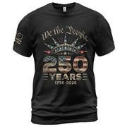USA 250th Anniversary Shirt 1776-2026 We The People Liberty Crown Patriotic