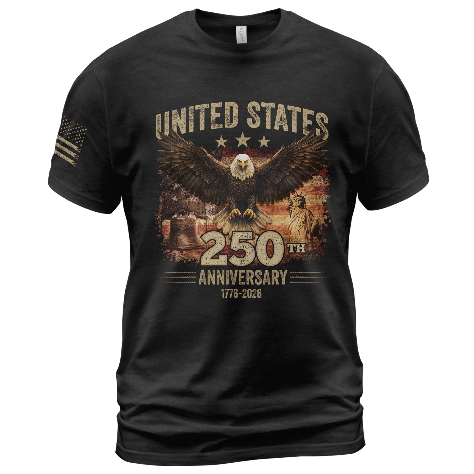 USA 250th Anniversary 250 Years Shirt 1776-2026 Vintage American Eagle Liberty Bell